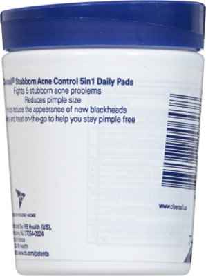 Clearasil Daily Pads 5In1 Stubborn Acne Control With Salicylic Acid Acne Medication - 90 Count - Image 5