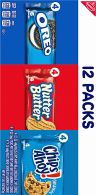 NABISCO Oreo Nutter Butter Chips Ahoy! Cookies Snack Packs - 12-1 Oz - Image 6