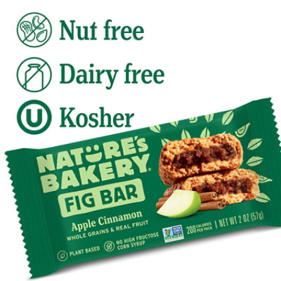 Natures Bakery Fig Bar Stone Ground Whole Wheat Apple Cinnamon - 6-2 Oz - Image 7