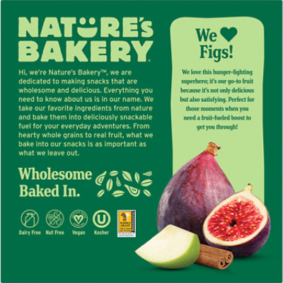 Natures Bakery Fig Bar Stone Ground Whole Wheat Apple Cinnamon - 6-2 Oz - Image 4