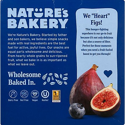 Natures Bakery Fig Bar Stone Ground Whole Wheat Blueberry - 6-2 Oz - Image 6