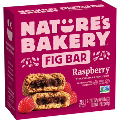 Natures Bakery Fig Bar Stone Ground Whole Wheat Raspberry - 6-2 Oz - Image 1