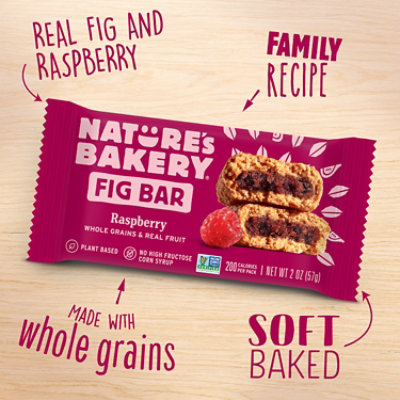 Natures Bakery Fig Bar Stone Ground Whole Wheat Raspberry - 6-2 Oz - Image 4