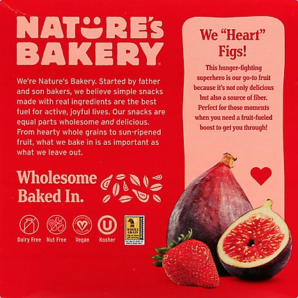 Natures Bakery Fig Bar Strawberry - 6-2 Oz - Image 6