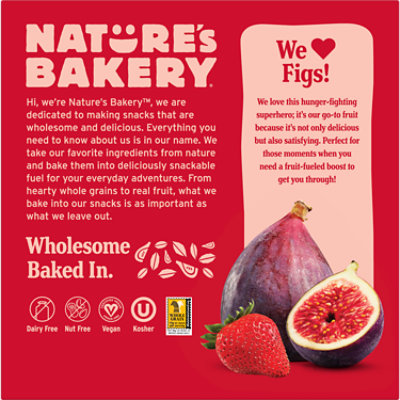 Natures Bakery Fig Bar Strawberry - 6-2 Oz - Image 3
