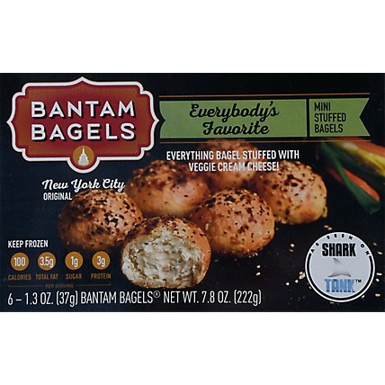 Bantam Bagels Stuffed Everybodys Favorite Mini - 6-1.3 Oz - Image 2