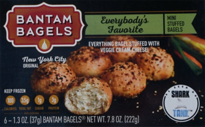 Bantam Bagels Stuffed Everybodys Favorite Mini - 6-1.3 Oz - Image 2