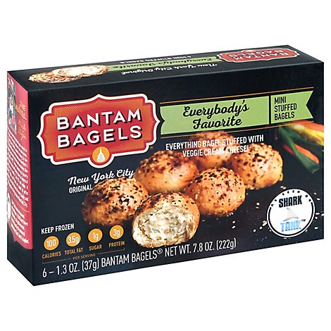 Bantam Bagels Stuffed Everybodys Favorite Mini - 6-1.3 Oz