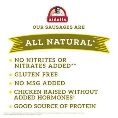 Aidells Habanero & Green Chile Smoked Chicken Sausage - 4 Count - Image 2
