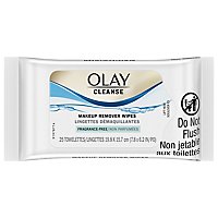 Olay Cleanse Makeup Remover Wipes Fragrance Free - 25 Count - Image 2