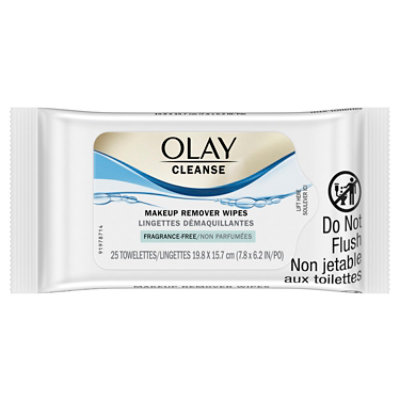 Olay Cleanse Makeup Remover Wipes Fragrance Free - 25 Count - Image 5