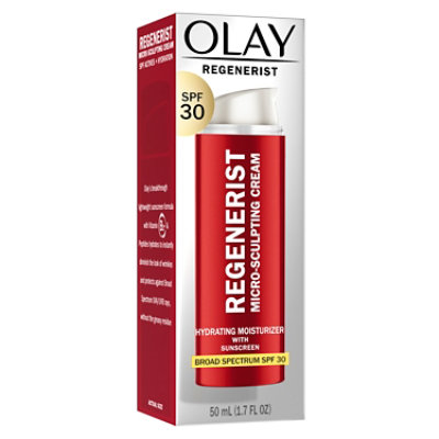 Olay Regenerist Micro Sculpting Cream Face Moisturizer With SPF 30 Broad Spectrum - 1.7 Oz - Image 6