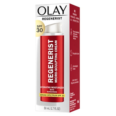 Olay Regenerist Micro Sculpting Cream Face Moisturizer With SPF 30 Broad Spectrum - 1.7 Oz - Image 7