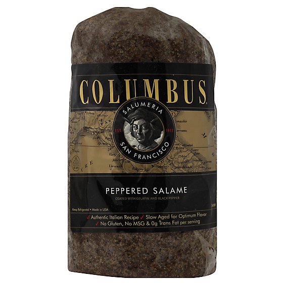 Columbus Peppered Salame - 0.50 Lb