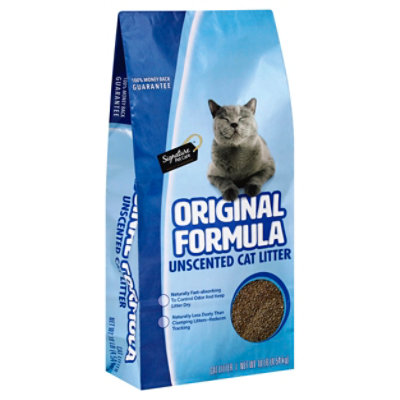 Signature Pet Care Cat Litter Unscented Original Formula - 10 Lb - Image 1