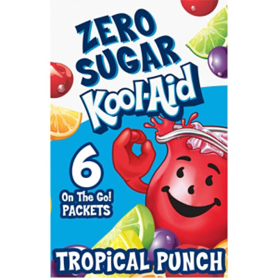 Kool-Aid Tropical Punch Zero Sugar Artificially Flavored Powdered