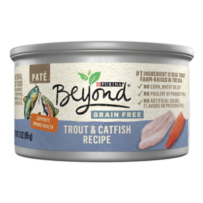 Beyond Cat Food Wet Pate Trout & Catfish - 3 Oz
