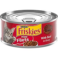 Friskies Cat Food Prime Filets With Beef In Gravy Can - 5.5 Oz - Image 1
