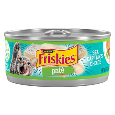 Purina Friskies Pate Mixed Fish Flavors Cat Wet Food - 5.5 Oz - Image 1