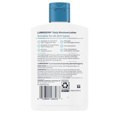 Lubriderm Lotion Unscented - 6 Fl. Oz. - Image 5