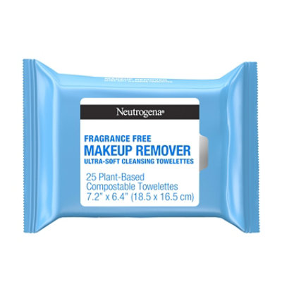 Neutrogena Makeup Remover Cleansing Towelettes Fragrance-Free - 25 Count - Image 1