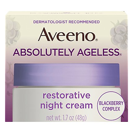 Aveeno Active Naturals Absolutely Ageless Restorative Night Cream - 1.7 Oz - Image 1