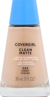 COVERGIRL Clean Liquid Foundation Oil Control Ivory 505 - 1 Fl. Oz.