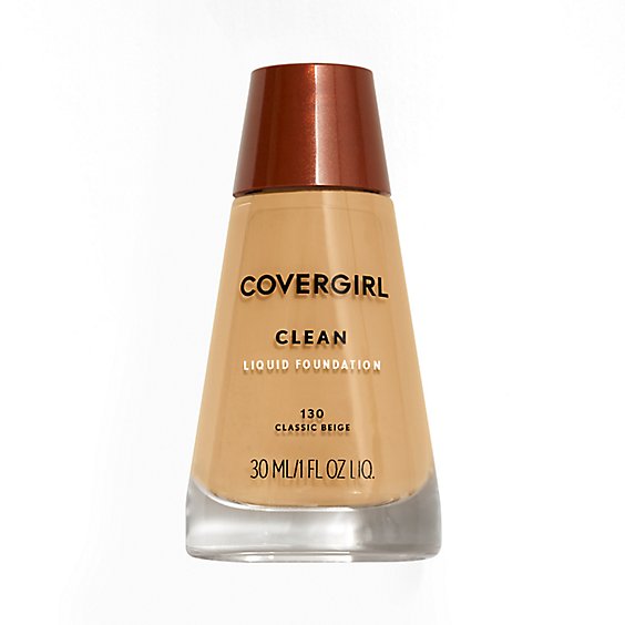 COVERGIRL Clean Classic Beige 130 Uncarded - 1 Fl. Oz.