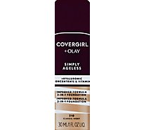COVERGIRL + Olay Simply Ageless Liquid Foundation 3-in-1 Classic Ivory 210 - 1 Fl. Oz.