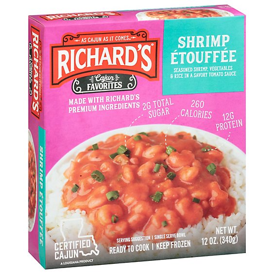 Richards Cajun Favorites Shrimp Etouffee Rice Bowl - 12 Oz
