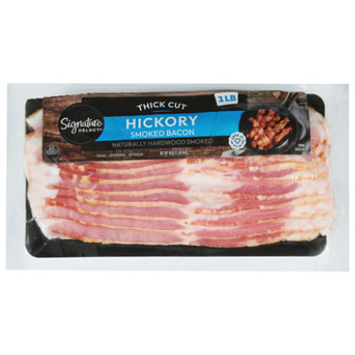 Signature SELECT Thick Cut Hickory Smoked Sliced Bacon - 16 Oz - Image 2