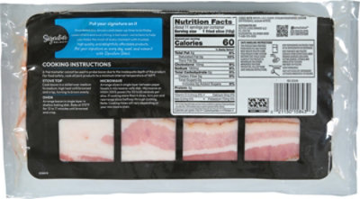 Signature SELECT Thick Cut Hickory Smoked Sliced Bacon - 16 Oz - Image 5
