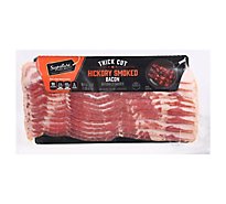 Signature Farms Thick Cut Hickory Smoked Sliced Bacon - 16 Oz.