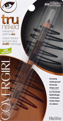 COVERGIRL truNAKED Eyeliner Duo Waterproof Mocha/Ebony 805 - 0.03 Oz - Image 2