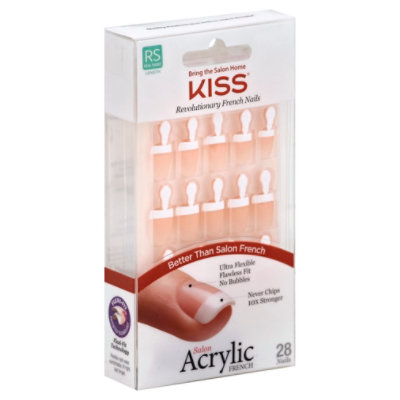 Kiss Salon Acrylic French Kit Dry Spell - Each - Image 1