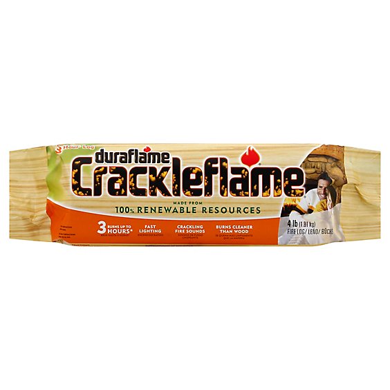 Duraflame Crackleflame Fire Logs 3 Hour - 4 Lb