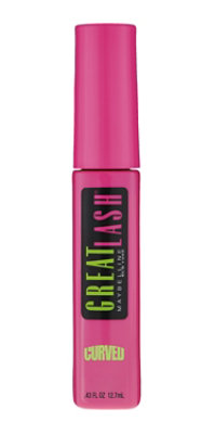 Maybelline Great Lash Curved Brush Very Black Washable Mascara - 0.43 Oz