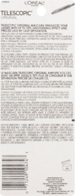 L'Oreal Paris Telescopic Original Washable Mascara Blackest Black - 0.27 Fl. Oz. - Image 6