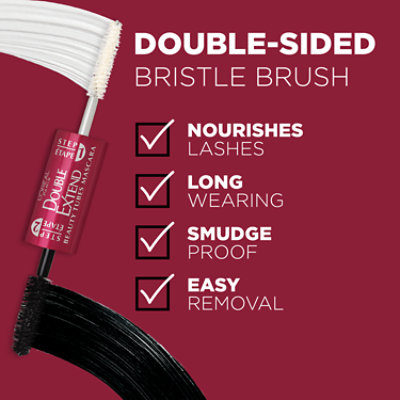 L'Oreal Paris Double Extend Tubing Mascara Lengthening in 2 Steps Black - 0.33 Fl. Oz. - Image 4