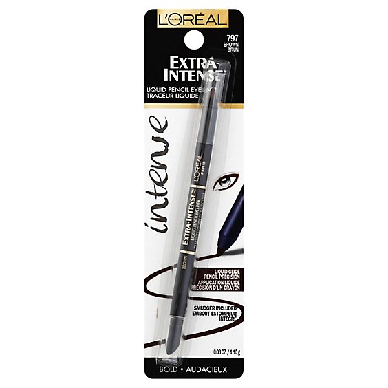 LOreal Extra Intense Eyeliner Liquid Pencil Brown 797 - 0.03 Oz