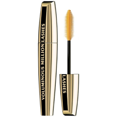 L'Oreal Paris Voluminous Million Lashes Waterproof Mascara Blackest Black - 0.32 Fl. Oz. - Image 1
