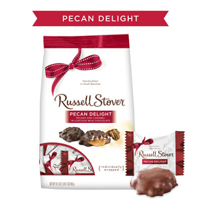 Russell Stover Milk Chocolate Pecan Delights Bag - 16.1 Oz - Image 1