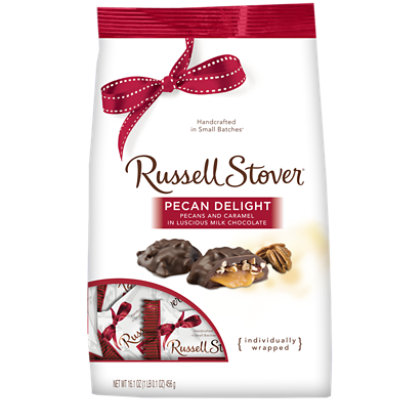 Russell Stover Milk Chocolate Pecan Delights Bag - 16.1 Oz - Image 8