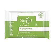 Simple Kind To Skin Wipes Cleansing Micellar - 25 Count