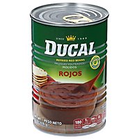 Ducal Beans Refried Red Can - 15 Oz - Image 1