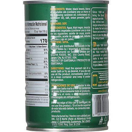 Ducal Beans Refried Black Can - 15 Oz - Image 5