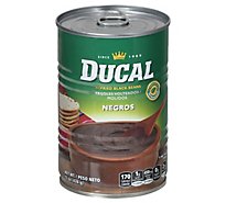 Ducal Beans Refried Black Can - 15 Oz