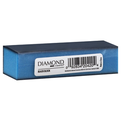 Diamond Cosmetics Nail Blcok Black 3 Sided - Each - Image 1