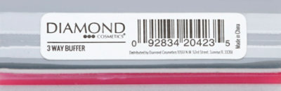 Diamond Cosmetics 3 Way Buffer - Each - Image 1