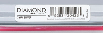 Diamond Cosmetics 3 Way Buffer - Each